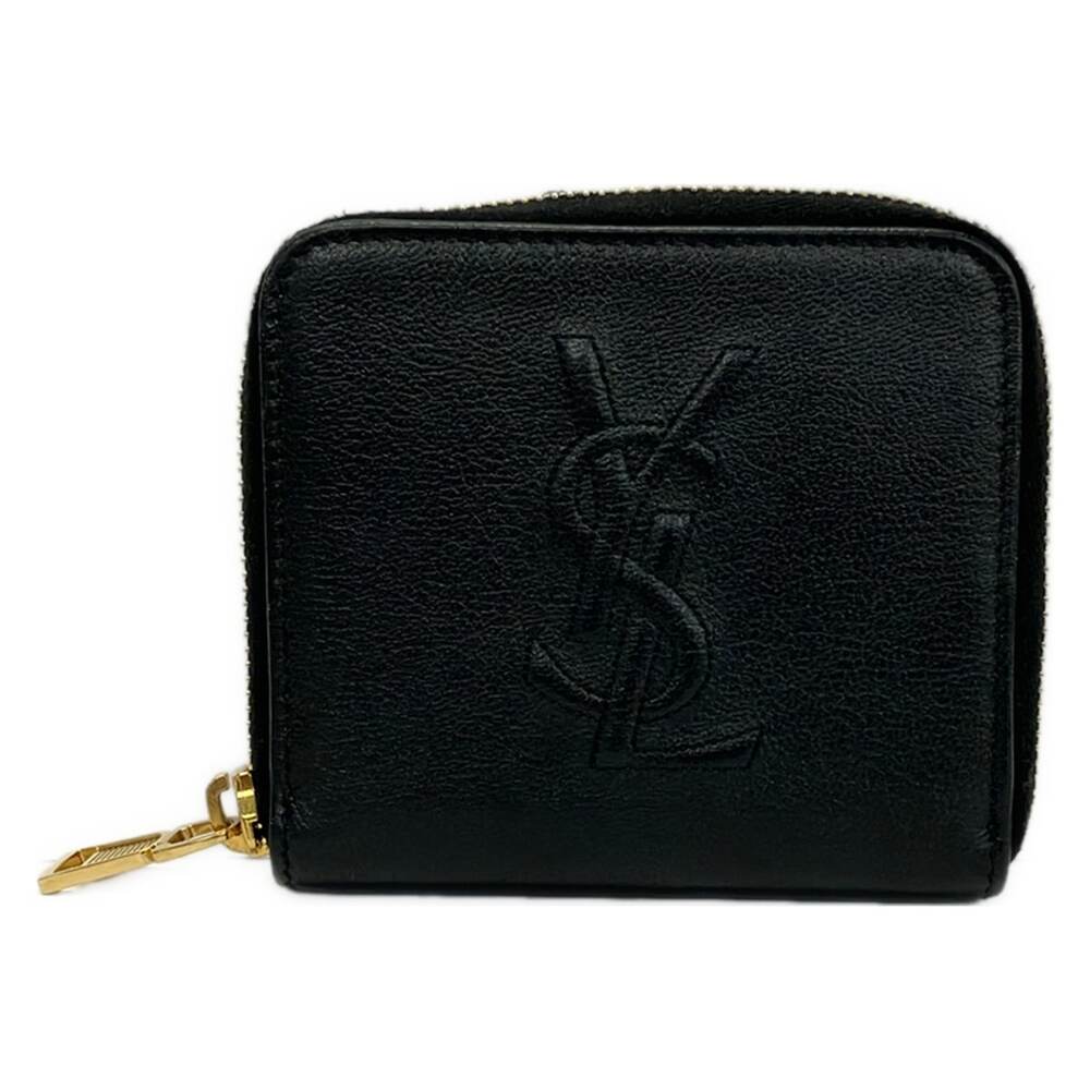Saint Laurent YvesSaintLaurent Bifold Wallet 568985 Black Gold